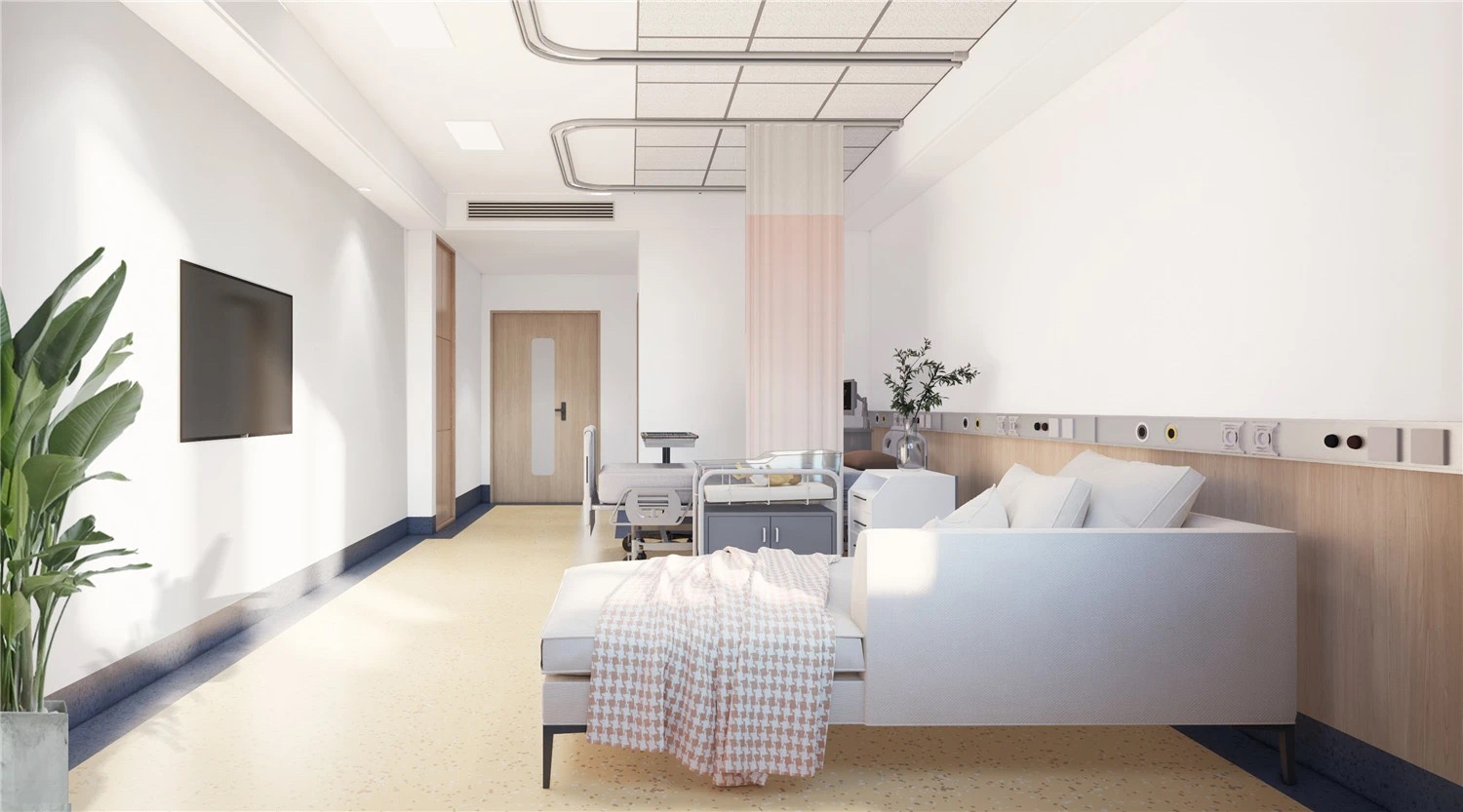 【醫(yī)院案例】婦產(chǎn)醫(yī)院這樣設(shè)計(jì)，簡而不失其華！(圖3)