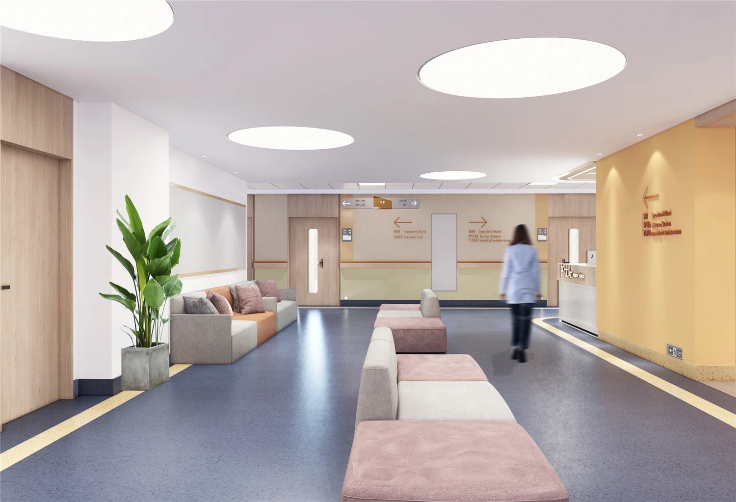 【醫(yī)院案例】婦產(chǎn)醫(yī)院這樣設(shè)計(jì)，簡而不失其華！(圖11)