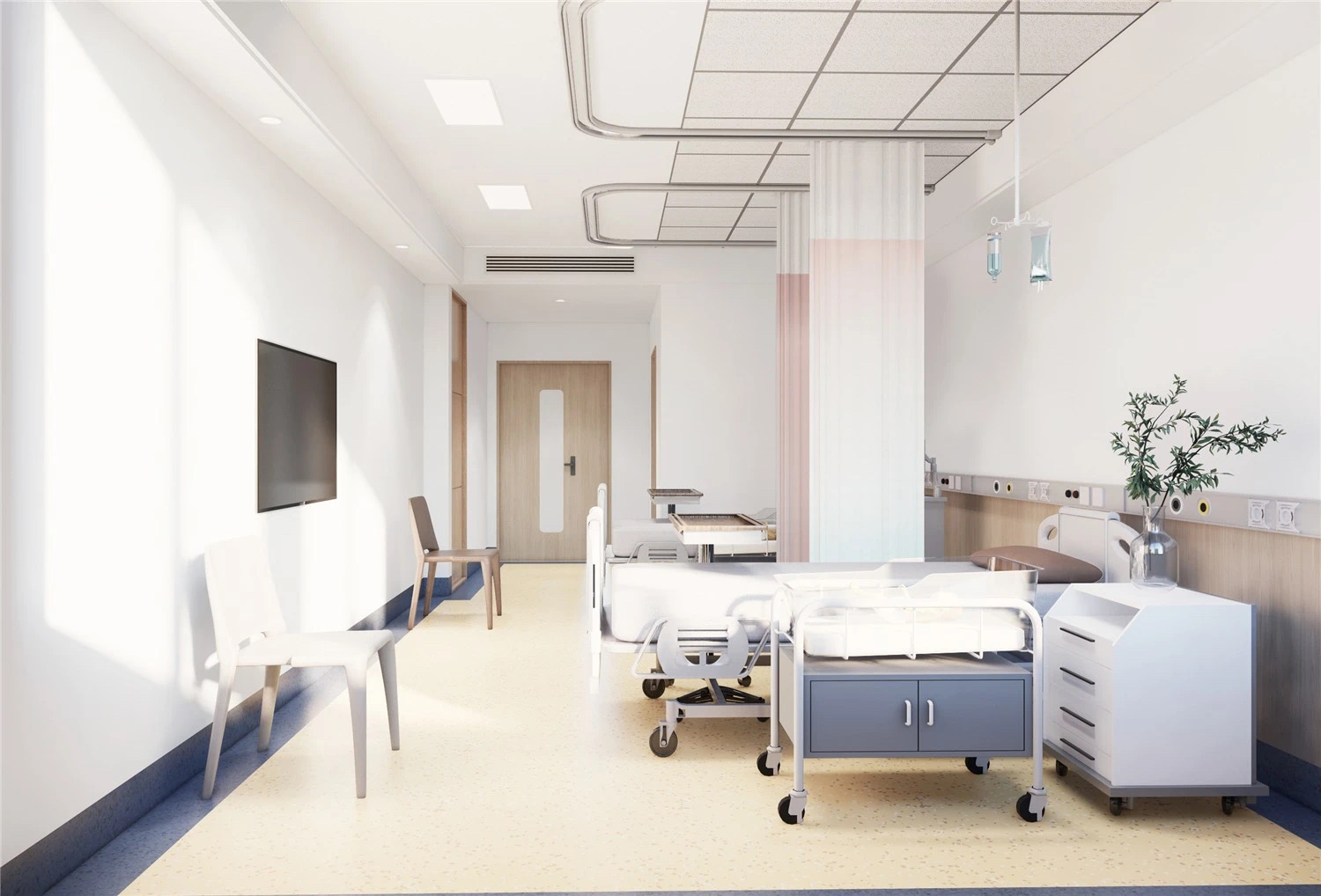 【醫(yī)院案例】婦產(chǎn)醫(yī)院這樣設(shè)計(jì)，簡而不失其華！(圖5)